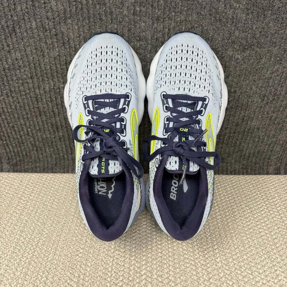 Brooks Glycerin GTS 20 Light Blue Peacoat Nightlife Running Shoes Women’s 7 B
